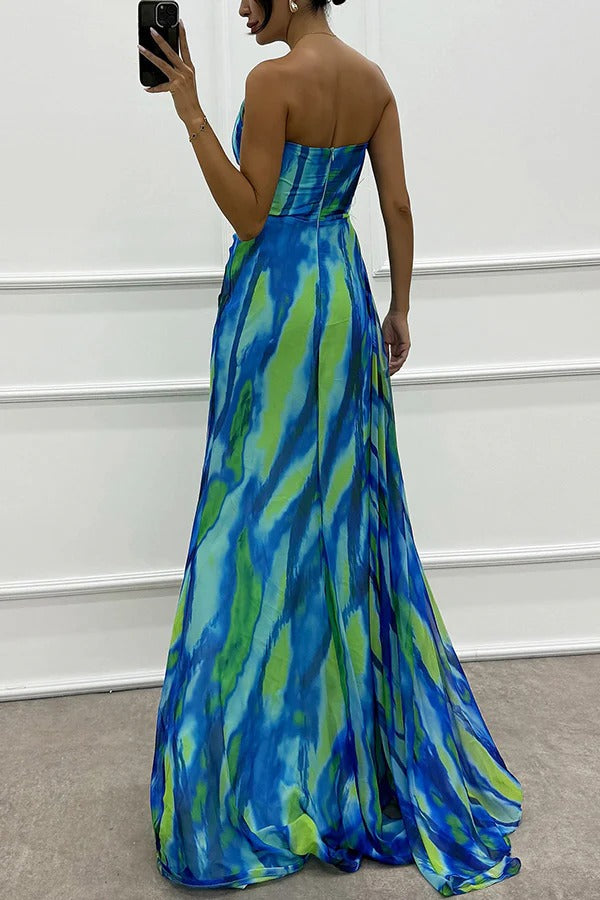 Wendy - Vibrant Draped Dress