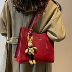 Clarie - Vintage Vegan Leather Shoulder Bag