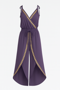 Addison - Backless Gold-Detail Jumpsuit