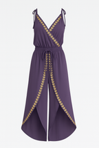 Addison - Backless Gold-Detail Jumpsuit