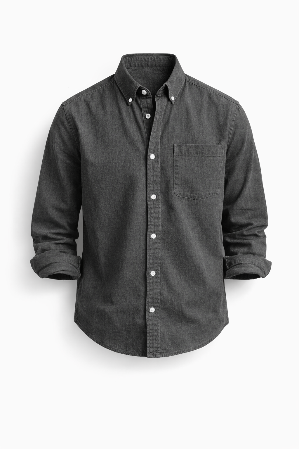 Lawrence - Structured Button-Up Shirt