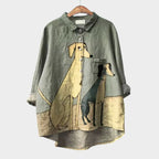 Ola - Elegant linen summer blouse