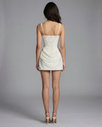 Ryzza - Draped Snatched Mini Dress