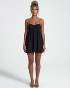 Rachel - Flowy Babydoll Mini Dress