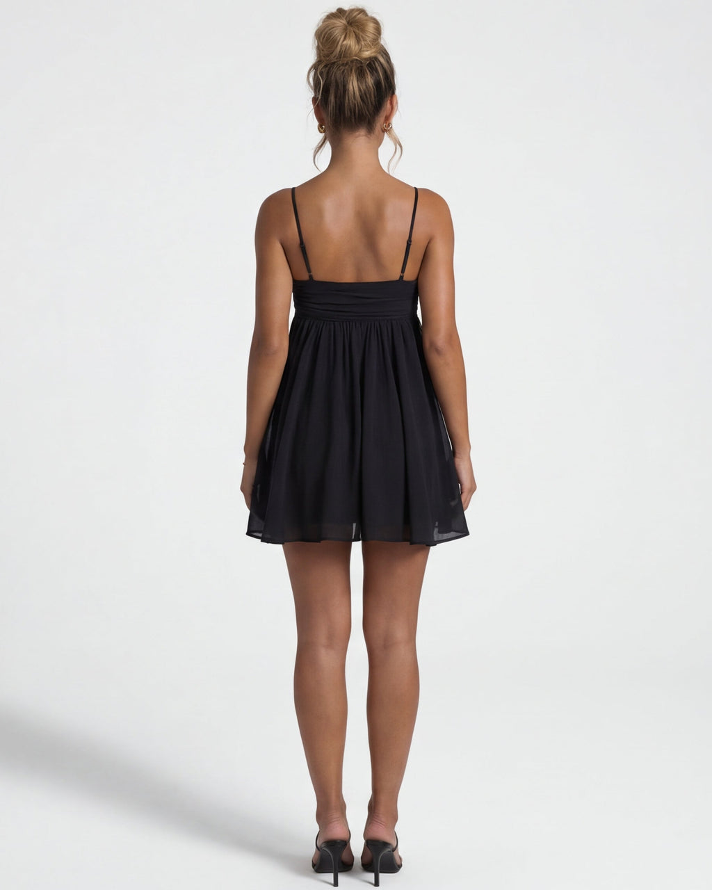 Rachel - Flowy Babydoll Mini Dress