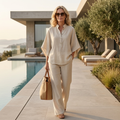 Kate - Cotton and Linen Casual Set