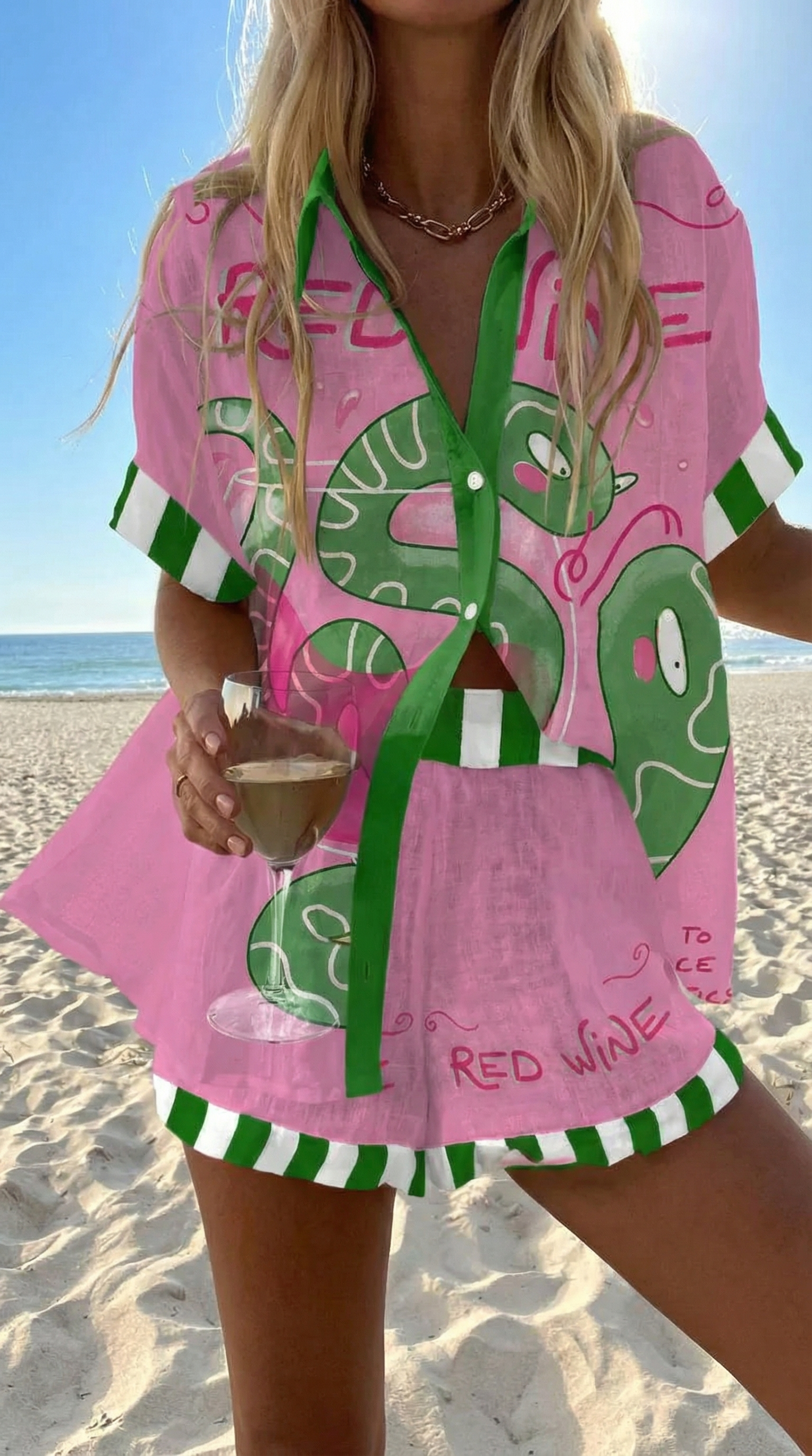 Jen - 2-Piece Summer Linen Co-Ord Set