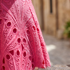 Cynthia - Lace High-Neck Midi Dress