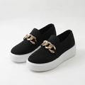 Scarlett - Loafers with Metal Chain Detail