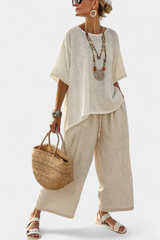 Bea - Essential Comfortable Shirt and Wide-Leg Pants