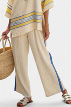 Macy - Yellow Blouse and Linen Pants