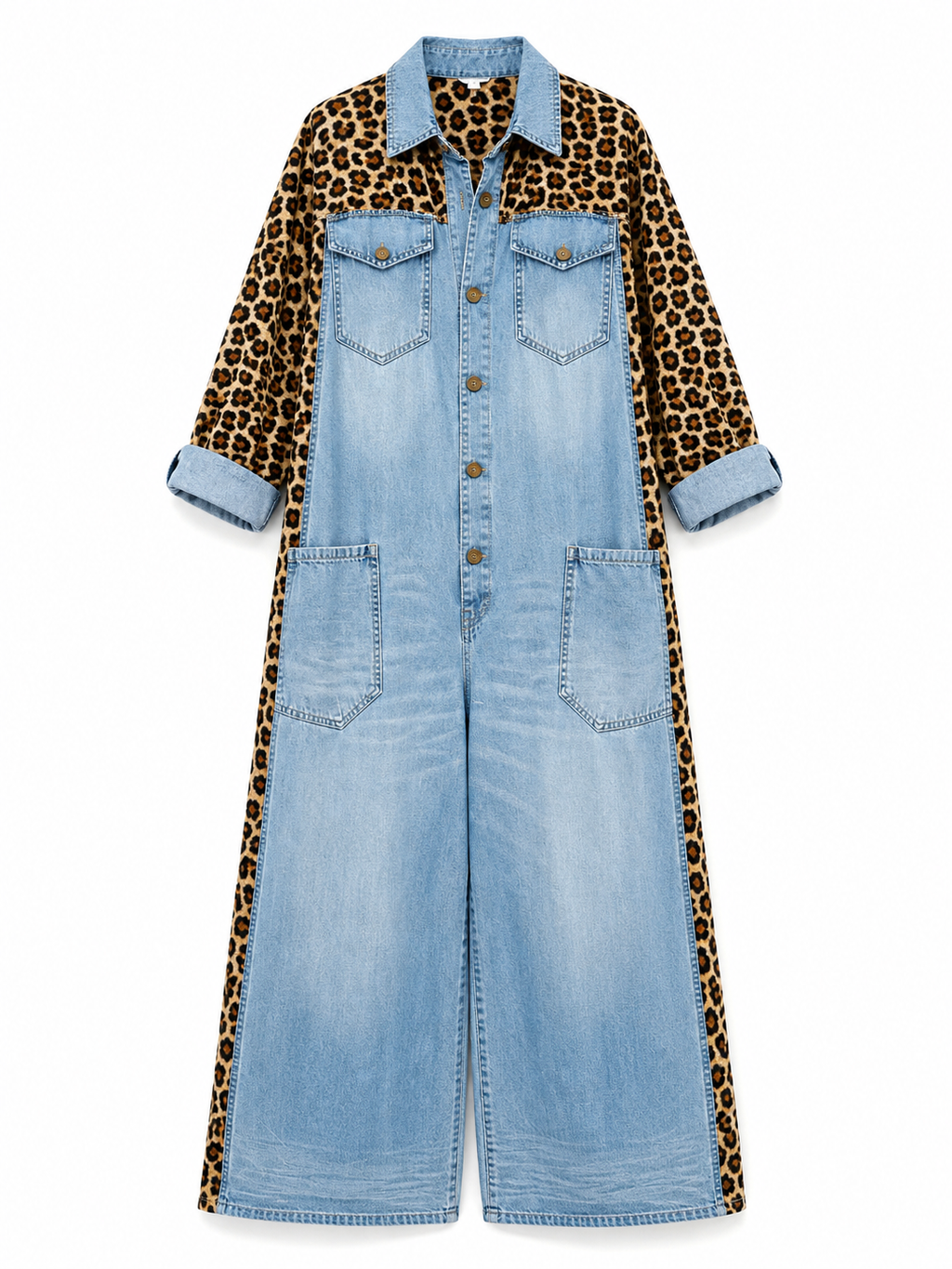 Emma – Relaxed Denim One-Piece Jumpsuit