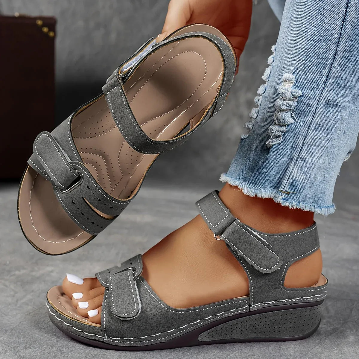 Cherry - Elegant Cushioned Comfort Sandals