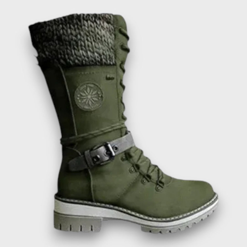 Ericca - Lace-Up Winter Boots