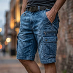 Donald - Functional Denim Cargo Shorts