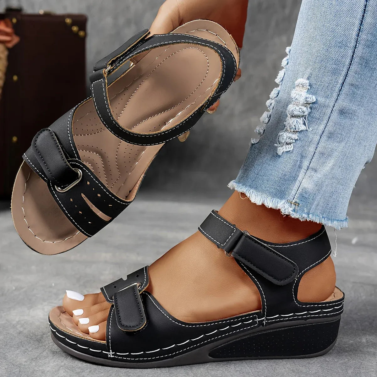 Cherry - Elegant Cushioned Comfort Sandals