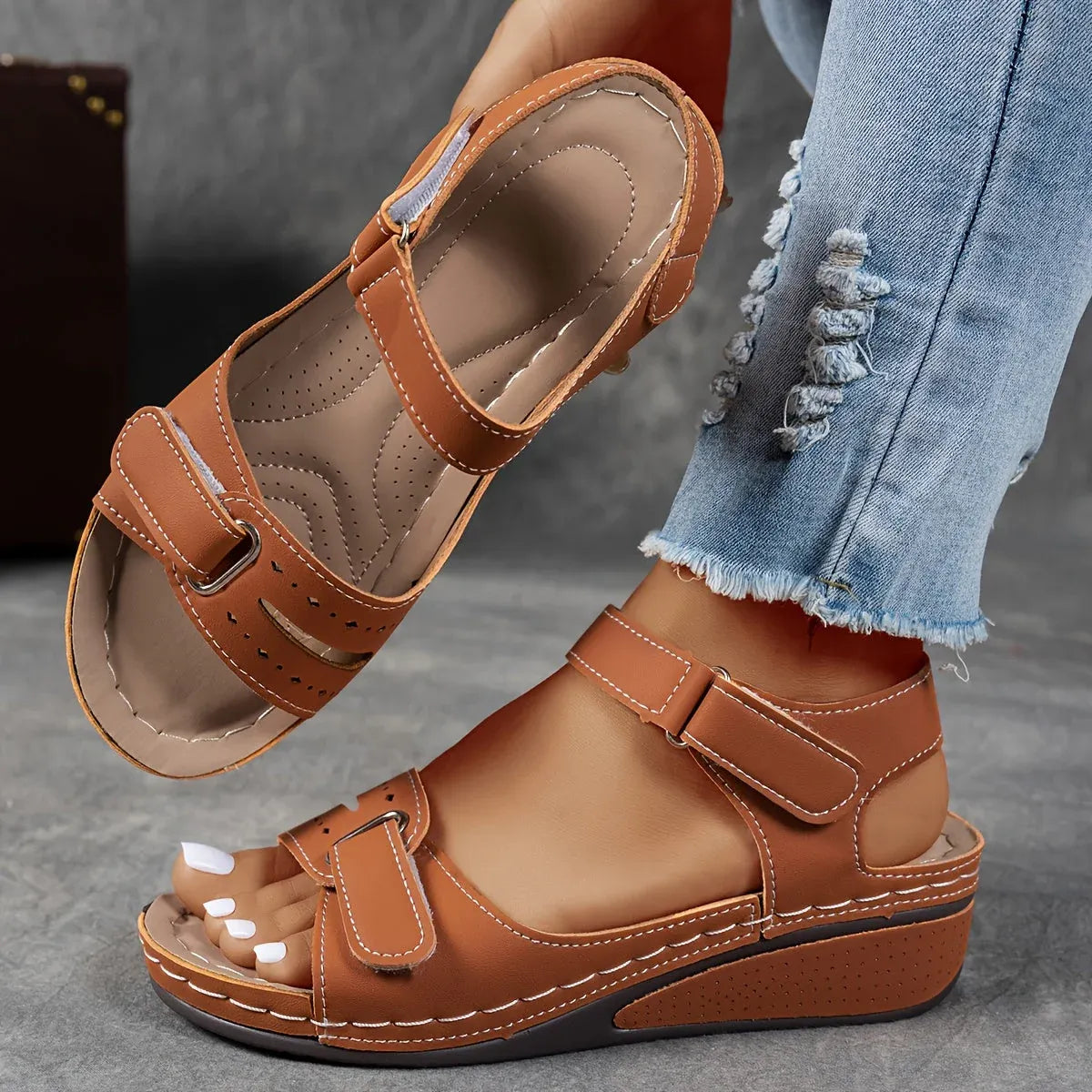 Cherry - Elegant Cushioned Comfort Sandals