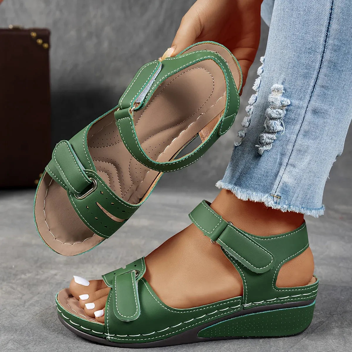 Cherry - Elegant Cushioned Comfort Sandals