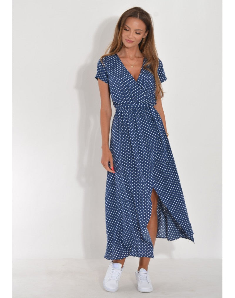 Hailey - Stylish V-Neck Floral Dress