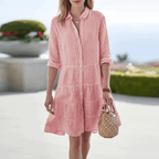 Loella - Breezy Striped A-Line Dress