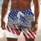 Mason - Patriotic 2-in-1 Swim Shorts