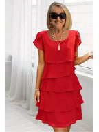 Cailey - Chiffon Layered Dress