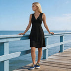 Laura - Flattering Sleeveless A-Line Dress