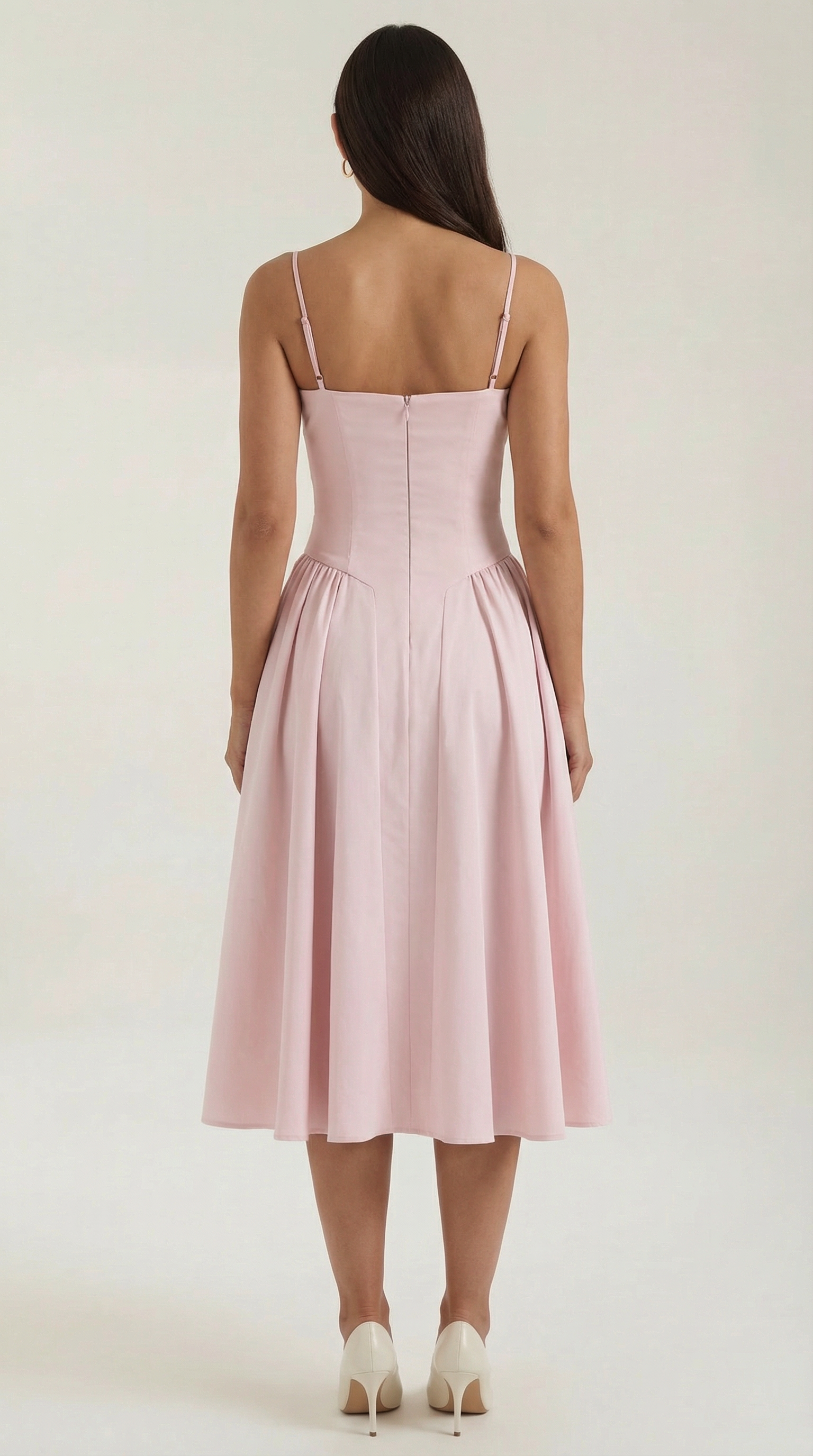 Patrice - Corset Midi Floral Dress