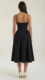 Patrice - Corset Midi Floral Dress