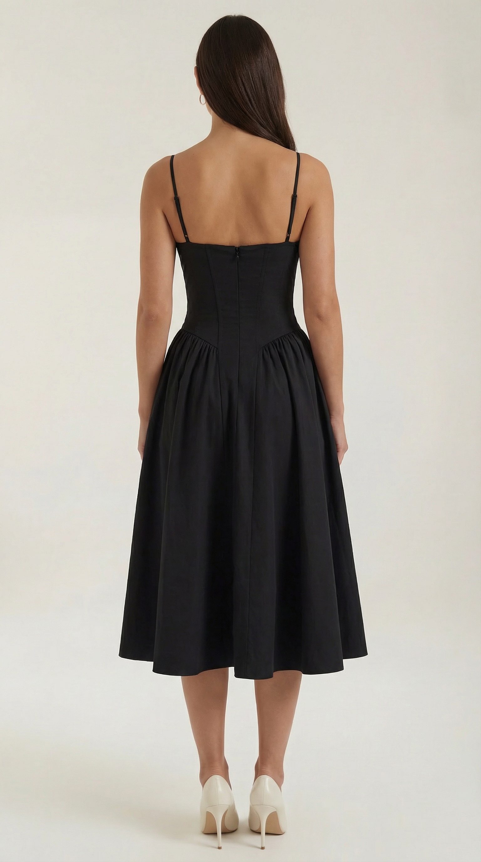 Patrice - Corset Midi Floral Dress