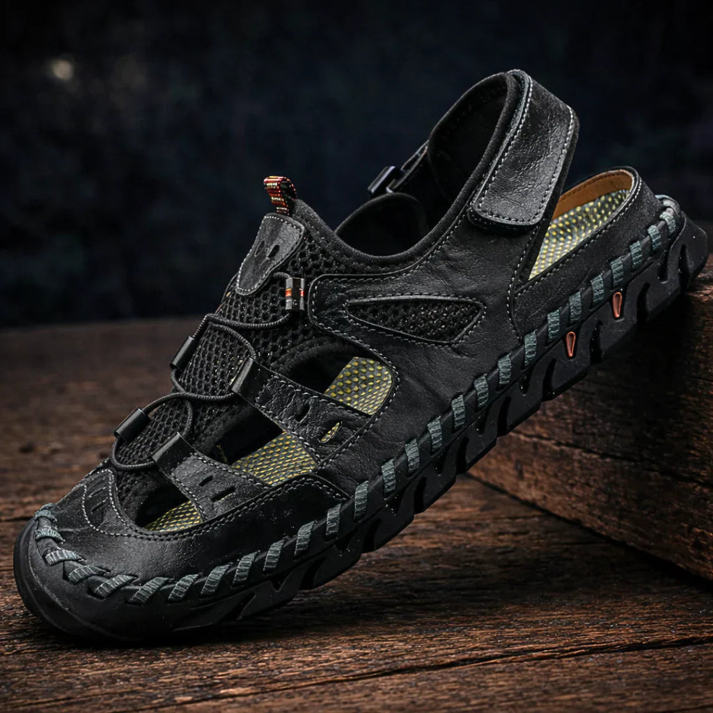 Alexander - Comfortable Leather-Look Sandals