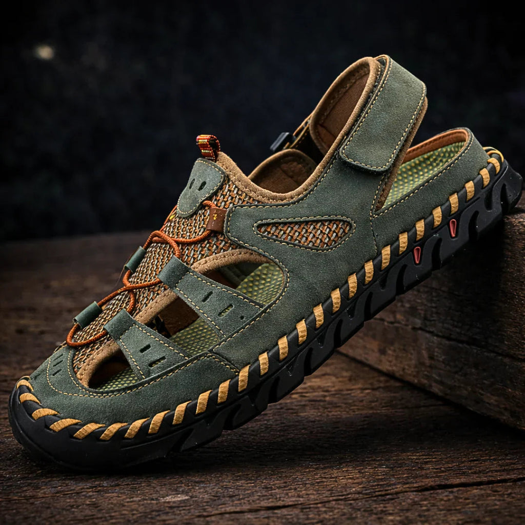 Alexander - Comfortable Leather-Look Sandals