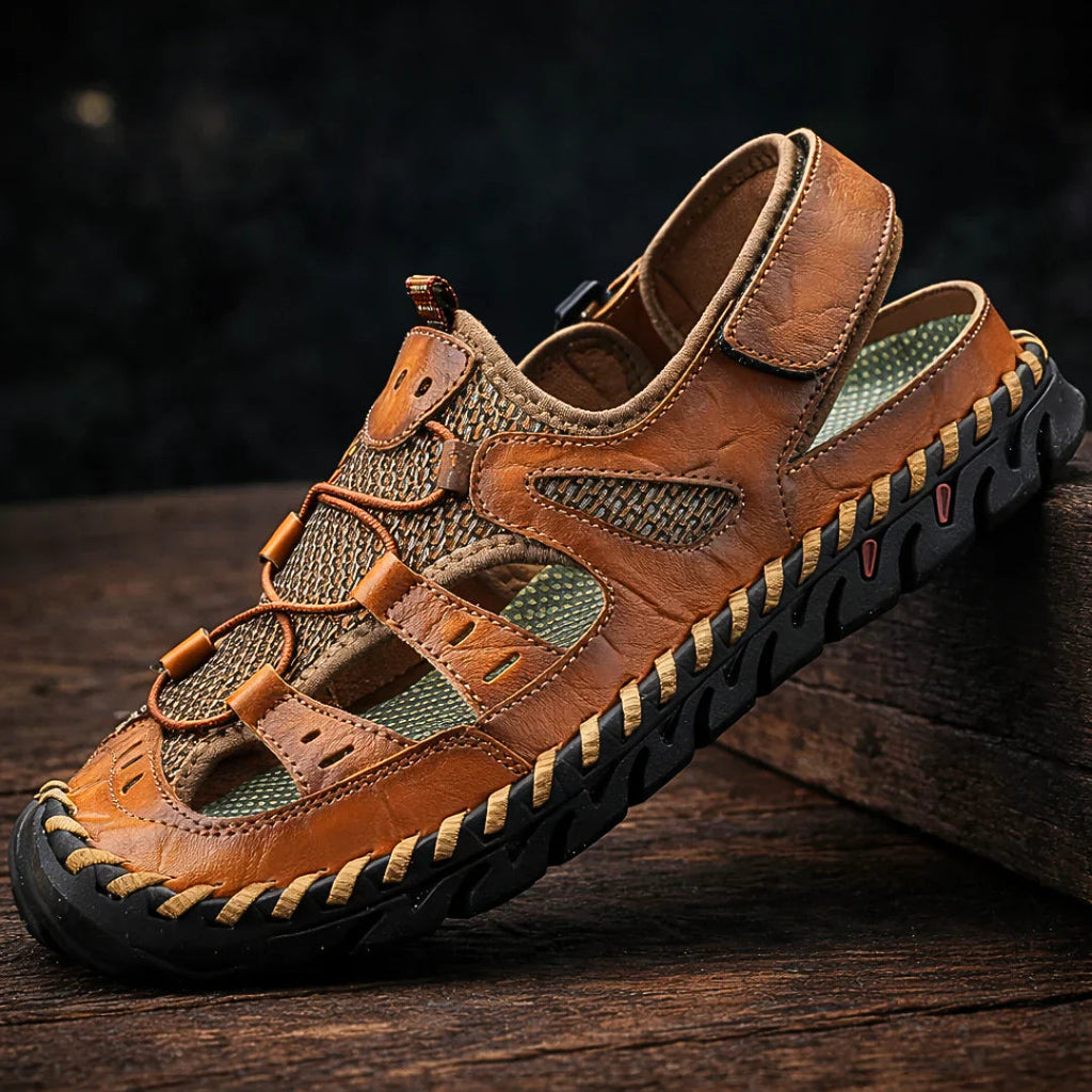Alexander - Comfortable Leather-Look Sandals