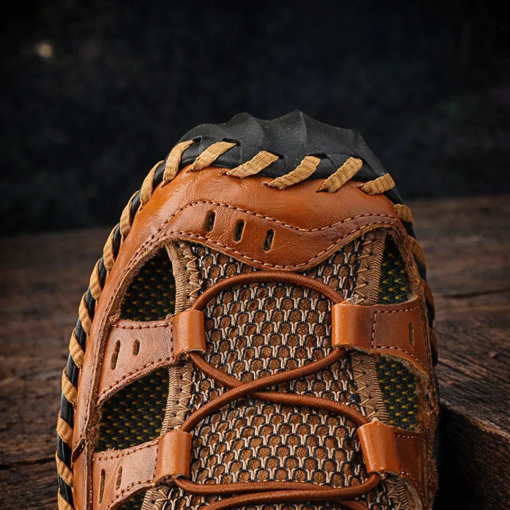 Alexander - Comfortable Leather-Look Sandals