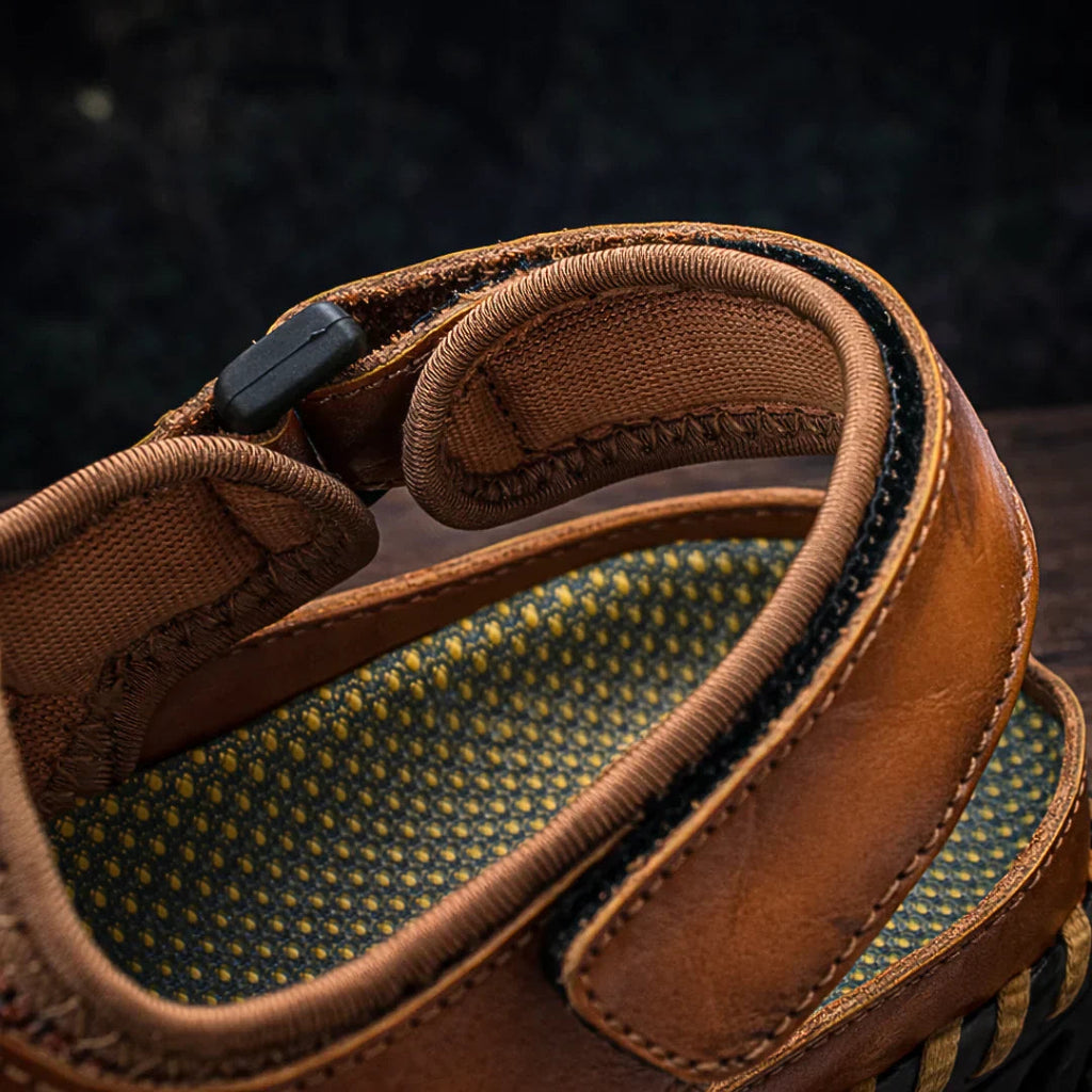 Alexander - Comfortable Leather-Look Sandals
