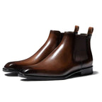 Blake - Chelsea Leather-Look Boots