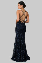 Florie - Maxi Sequin Evening Dress