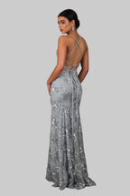 Florie - Maxi Sequin Evening Dress