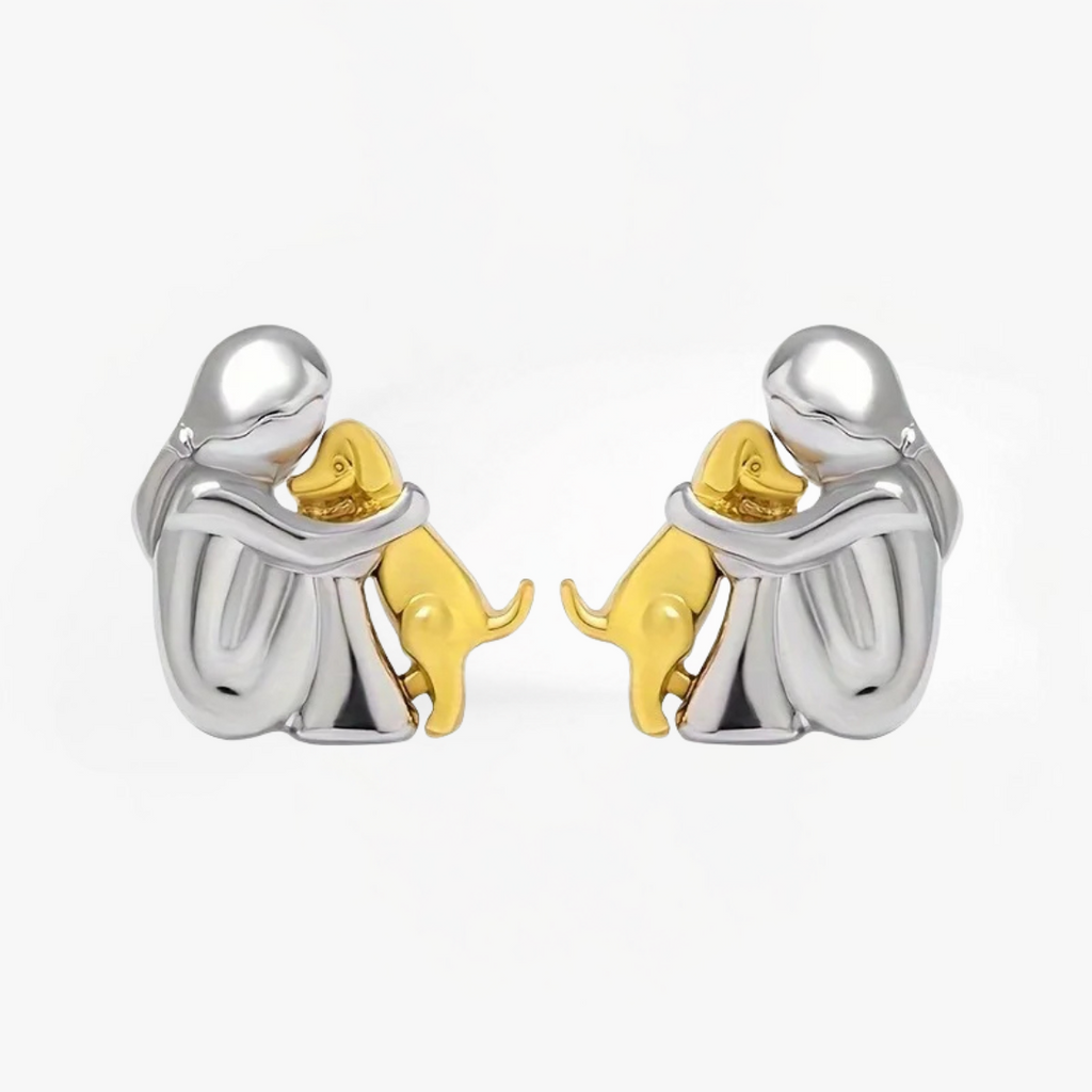 Maxie - Earrings with Dog Charm