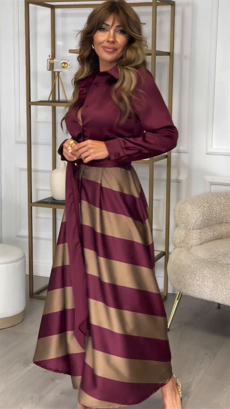 Hanna - Striped Maxi Dress