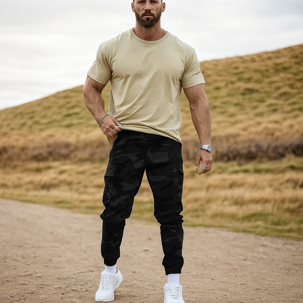 Clyde - Camouflage Cargo Work Pants