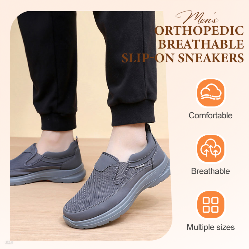 Ethan - Cushioned Comfort Breathable Slip-On Sneakers