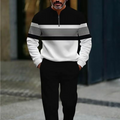 Joey - Graphic Print Pullover and Pants Set