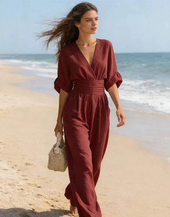 Celeste - Elegant Wide-Leg Jumpsuit