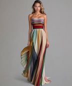 Thalia - Effortless Strapless A-Line Dress