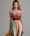 Thalia - Effortless Strapless A-Line Dress