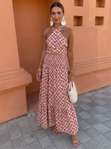Anna - Elegant Off Shoulder Ruffle Skirt Two-Piece Set