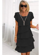 Cailey - Chiffon Layered Dress