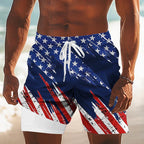 Mason - Patriotic 2-in-1 Swim Shorts