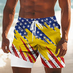 Mason - Patriotic 2-in-1 Swim Shorts